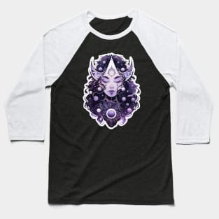 Pastel Goth Moon Child Baseball T-Shirt